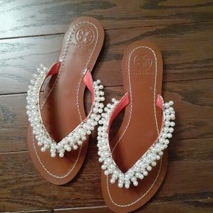 Tory Burch Pearl slides